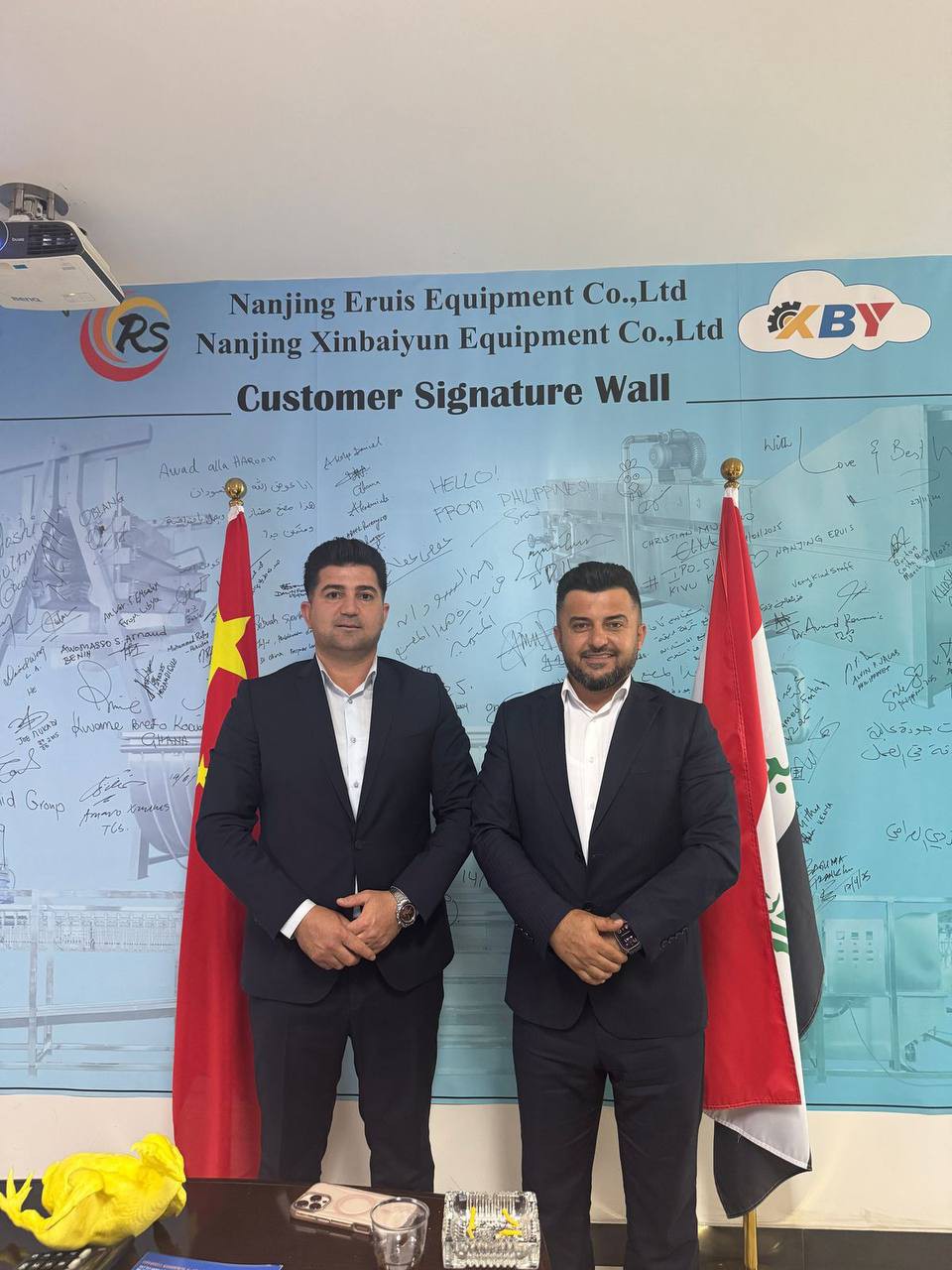 Visits and agreements with Chinese companies